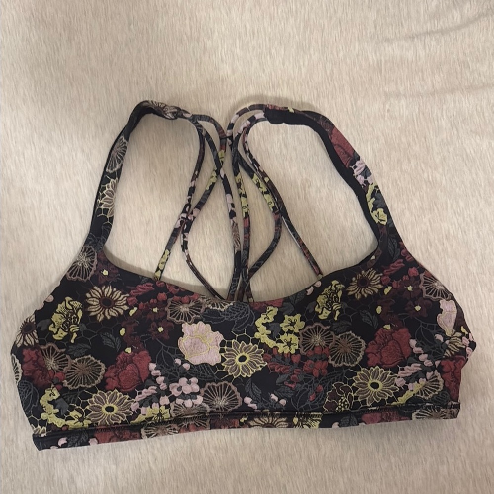 Lululemon Sports Bra with Strappy Design